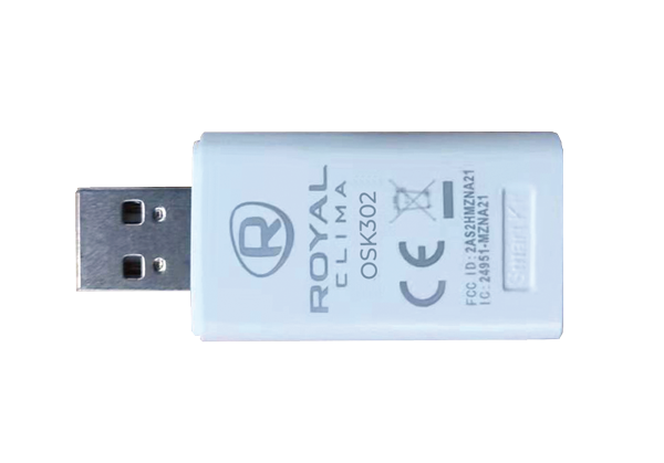 WI-FI USB модуль ROYAL CLIMA для бытовых сплит-систем серии TRIUMPH OSK302 WI-FI USB модуль ROYAL CLIMA для бытовых сплит-систем серии TRIUMPH OSK302