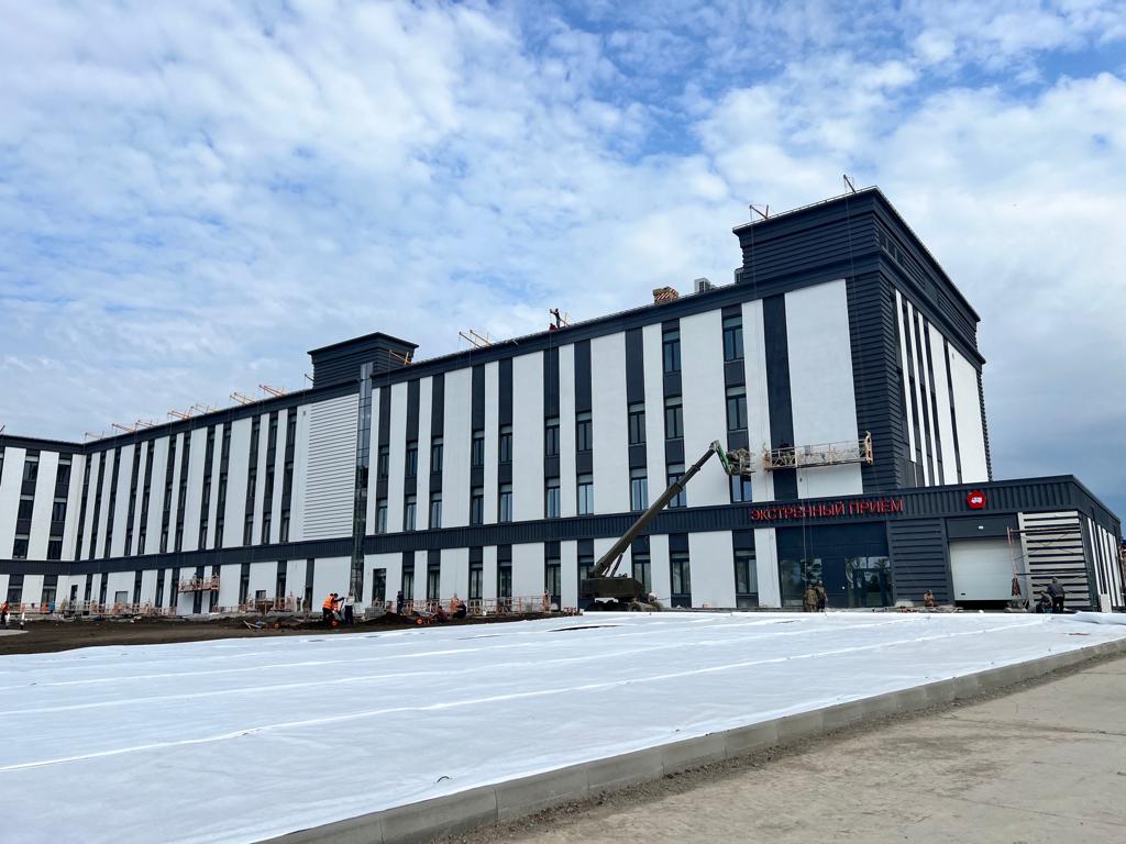 Строительство Многофункционального медицинского центра ФМБА России, г. Мариуполь, проспект Мира, Донецкая народная республика