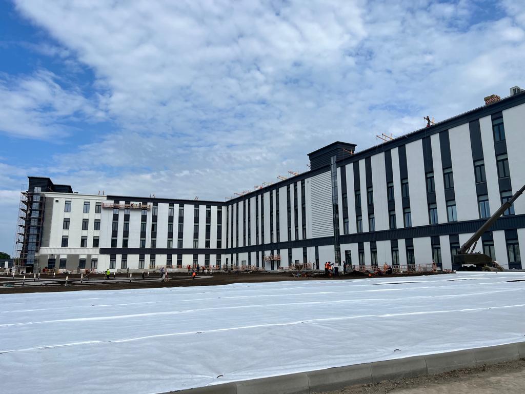 Строительство Многофункционального медицинского центра ФМБА России, г. Мариуполь, проспект Мира, Донецкая народная республика