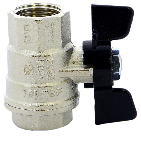 Кран BUGATTI ВВ 1/2&quot; бабочка OREGON серия 302, полный проход