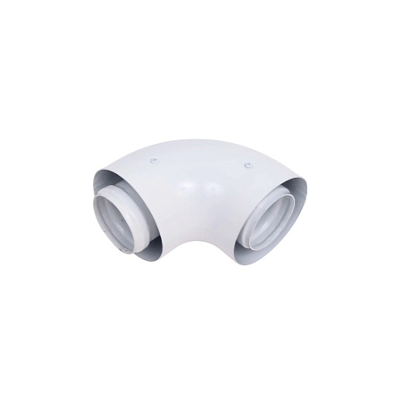 Отвод коаксиальный стартовый универсальный Royal Thermo 60/100, 90 гр.