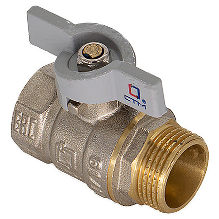 Кран шар. для воды 3/4&quot; г/ш бабочка CTM СТАНДАРТ CWFMB034
