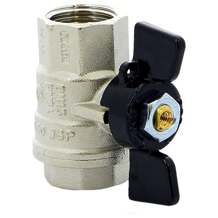 Кран BUGATTI ВВ 1/2&quot; бабочка OREGON серия 302, полный проход