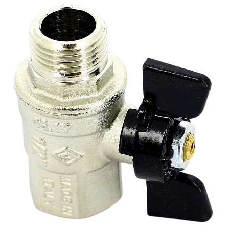 Кран BUGATTI НН 3/4&quot; бабочка OREGON серия 327, полный проход