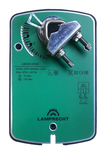 Электропривод с возвратной пружиной LB220-10SR