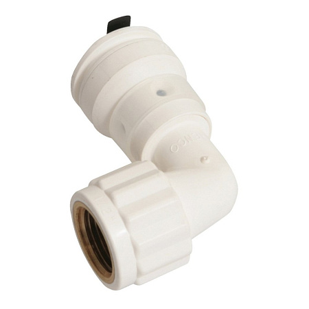 Угольник HENCO 90гр ВР Vision, 16X1/2&quot;, с черной заглушкой BP04 1/2&quot;