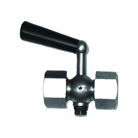 Кран ADL пробковый под манометр 1/2&quot; ВР 104924 MV25-015 Ру16 Тмах-200оС