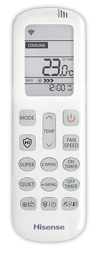 Инверторная сплит-система серии ZOOM DC Inverter Wi-Fi AS-07UW4RYRKB00 (комплект)