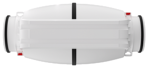 Круглый канальный вентилятор в шумоизолированном корпусе серии LS-150-V