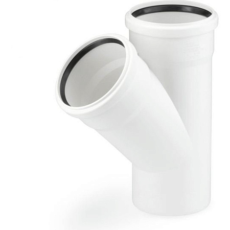 Тройник REHAU 50/40/45гр RAUPIANO PLUS