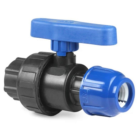 Кран шаровой компрессионный ВР d 32x1/2&quot; PN16, РТП