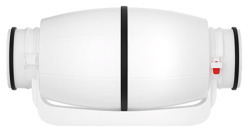 Круглый канальный вентилятор в шумоизолированном корпусе серии LS-150-V