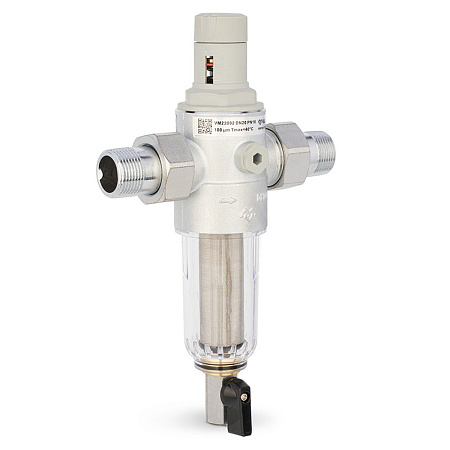 Фильтр сетчатый VARMEGA промывной, комбинированный 3/4&quot;, PN16, для ХВС, VM22802