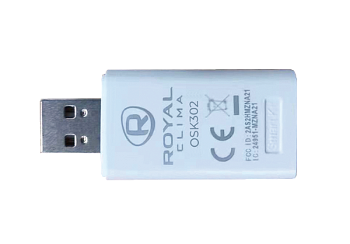 WI-FI USB модуль ROYAL CLIMA для бытовых сплит-систем серии TRIUMPH OSK302 WI-FI USB модуль ROYAL CLIMA для бытовых сплит-систем серии TRIUMPH OSK302