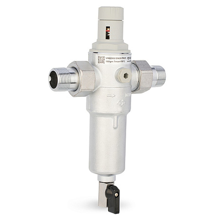 Фильтр сетчатый VARMEGA промывной, комбинированный 3/4&quot;, PN25, для ГВС и ХВС, VM22902