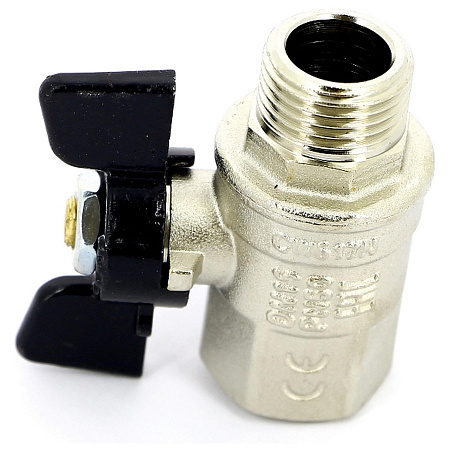 Кран BUGATTI НН 1/2&quot; бабочка OREGON серия 327, полный проход