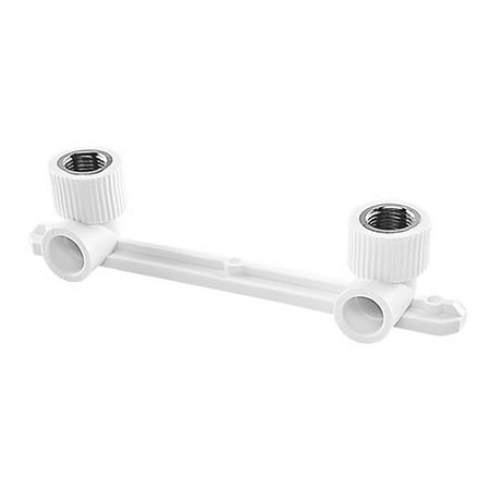 Комплект TEBO бел. PP-R настенный для смесителя 20х1/2&quot; ВР (6/30), арт. 030090811
