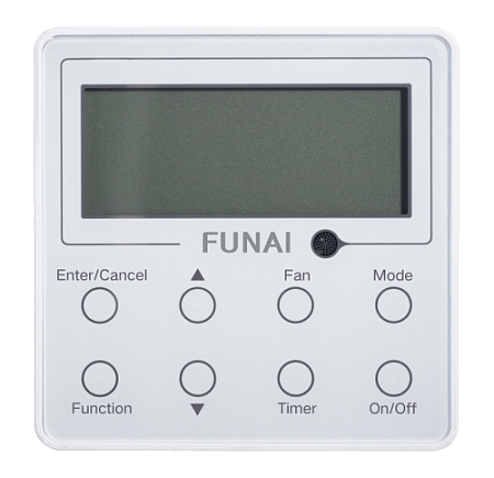 Проводной пульт управления RWG-04 для сплит-систем DAIJIN, сплит-систем с функцией теплового насоса ONSEN и внутренних блоков настенного типа DAIJIN мульти сплит-систем KIRIGAMI