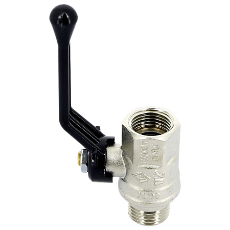 Кран BUGATTI НВ 1/2&quot; ручка NEW JERSEY серия 915, полный проход
